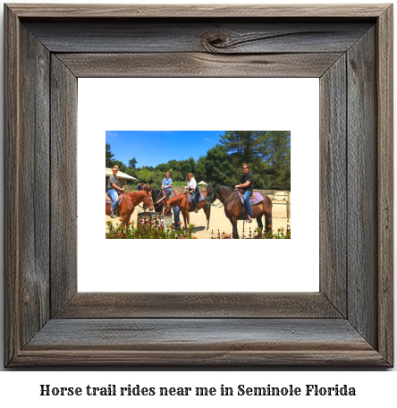 horse trail rides near me in Seminole, Florida